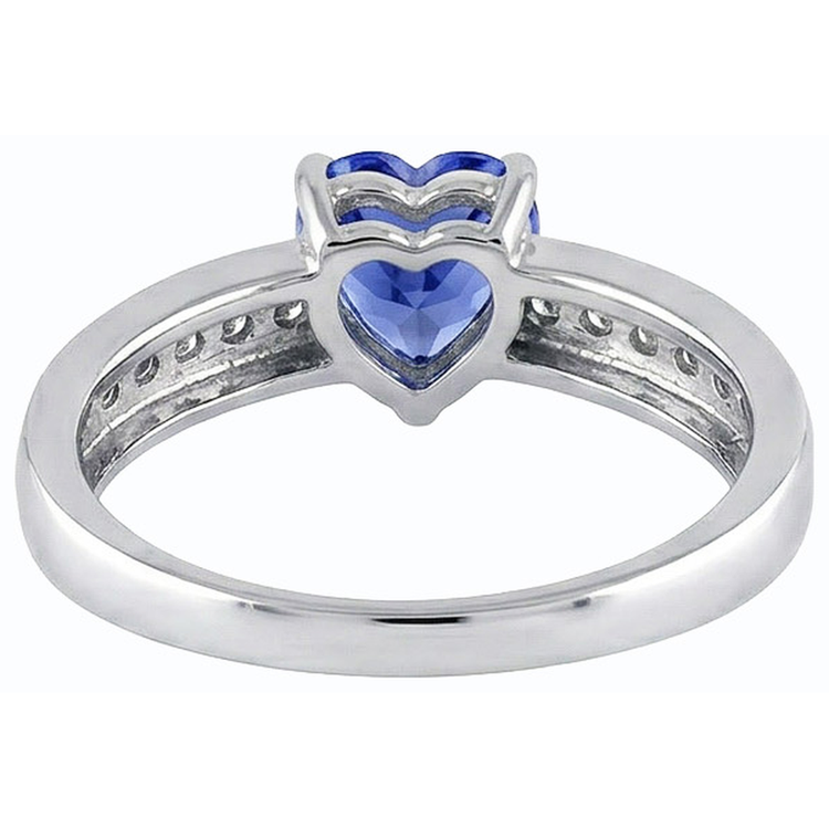 naturel round diamant 1.50carats bague vue de dessus