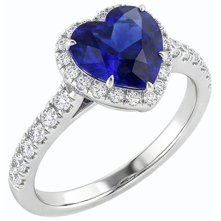 naturel round diamant 3.50carats bague détail rapproché