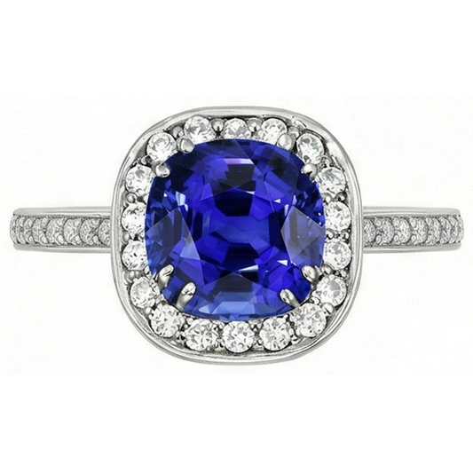naturel round diamant 3carats bague angle de côté