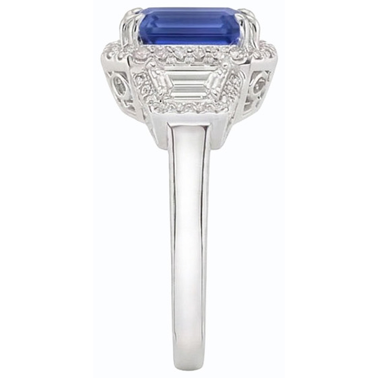 naturel diamant 4carats bague détail rapproché