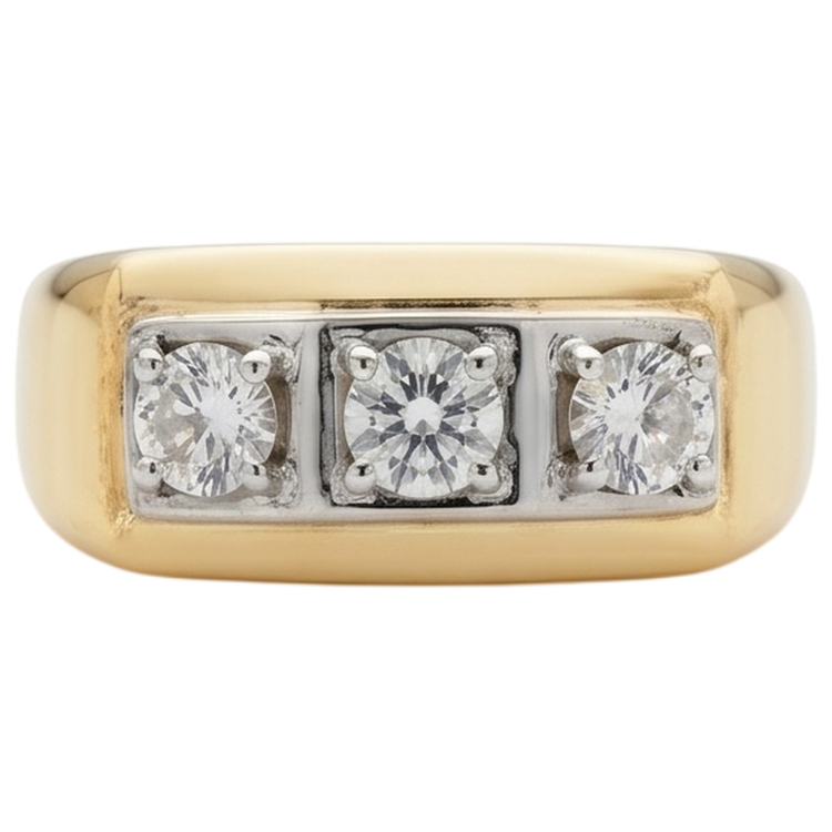 Bague Diamant Naturel 0.75 Carats