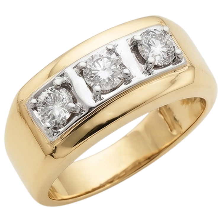 Bague Diamant Naturel 0.75 Carats