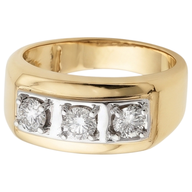 Bague Diamant Naturel 0.75 Carats