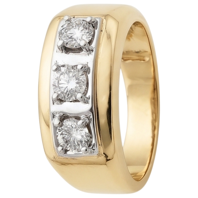 Bague Diamant Naturel 0.75 Carats