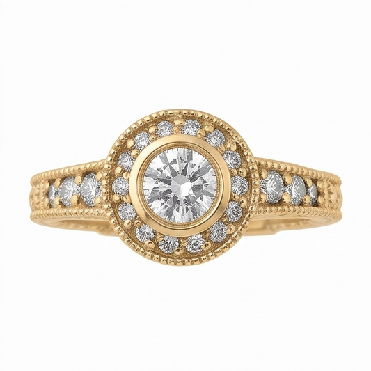Bague Diamant Naturel 0.80 Carats
