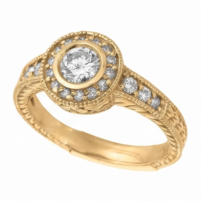 Bague Diamant Naturel 0.80 Carats