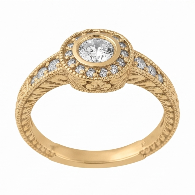 Bague Diamant Naturel 0.80 Carats
