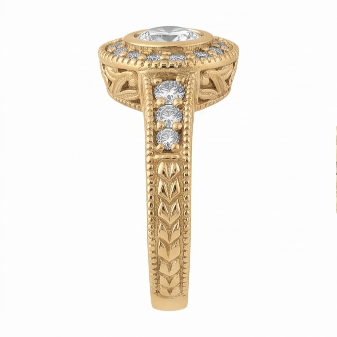 Bague Diamant Naturel 0.80 Carats