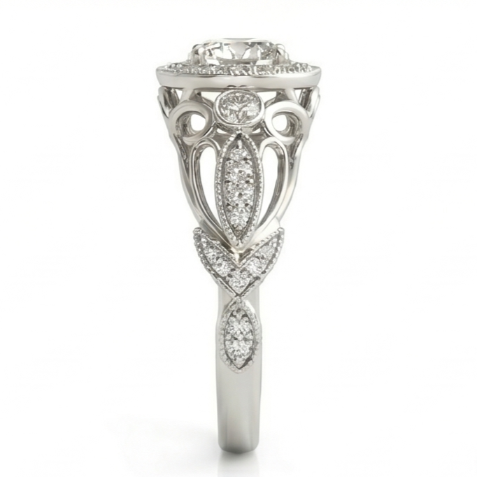 Bague Diamant Naturel 1.10 Carats