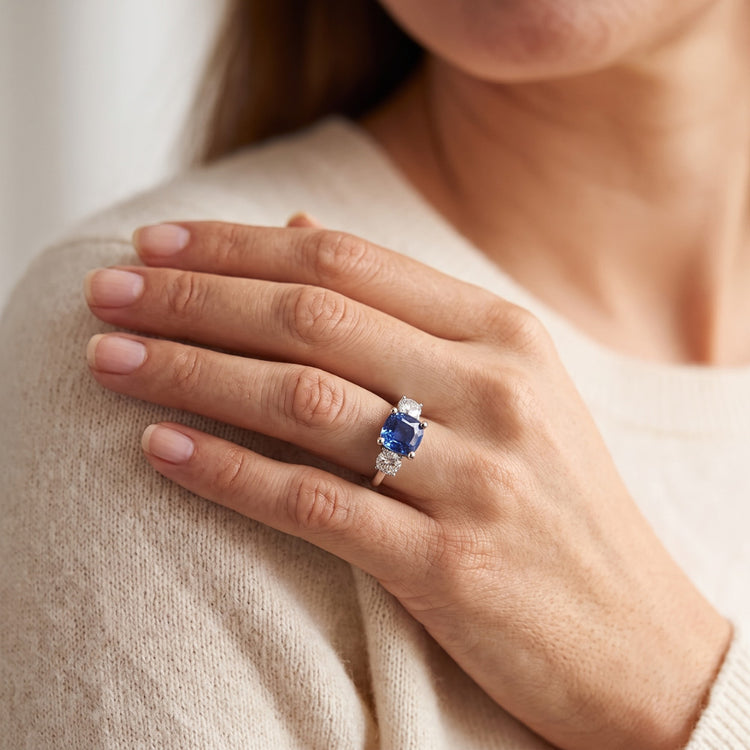 Bague Diamant Naturel 1.25 Carats