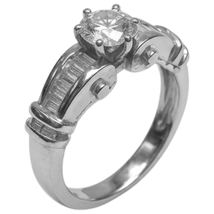 Bague Diamant Naturel 1.30 Carats
