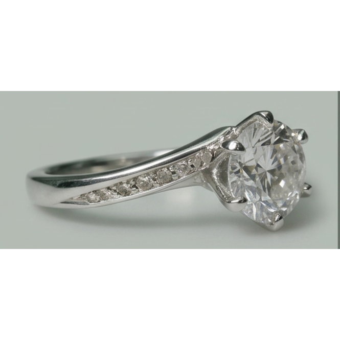 Bague Diamant Naturel 1.36 Carats