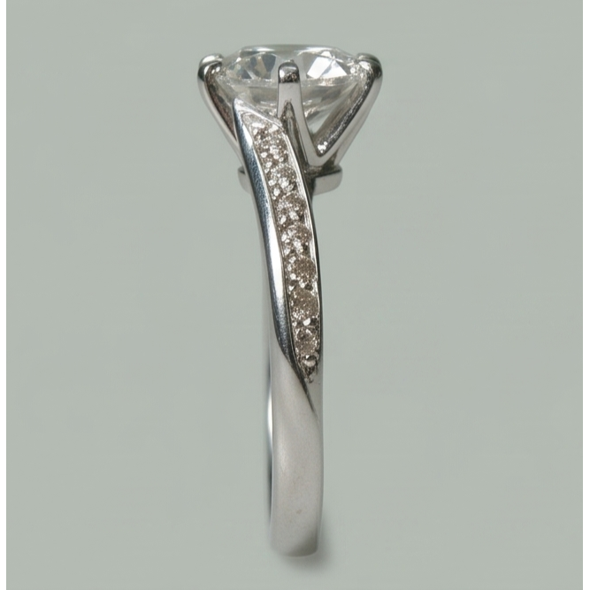 Bague Diamant Naturel 1.36 Carats