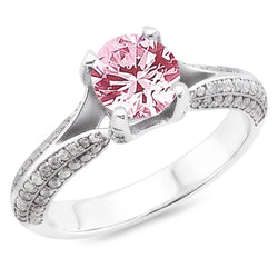 Bague Diamant Naturel 1.51 Carats