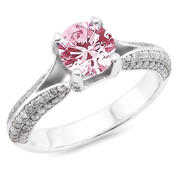 Bague Diamant Naturel 1.51 Carats