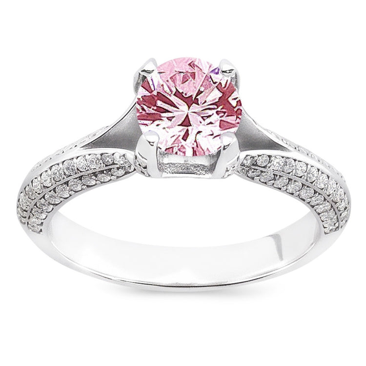Bague Diamant Naturel 1.51 Carats