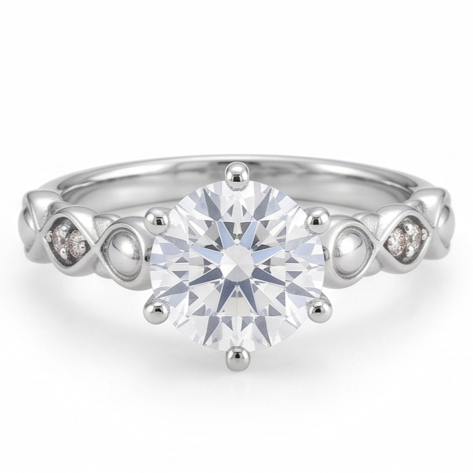 Bague Diamant Naturel 1.57 Carats