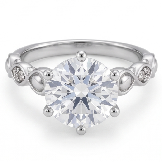 Bague Diamant Naturel 1.57 Carats