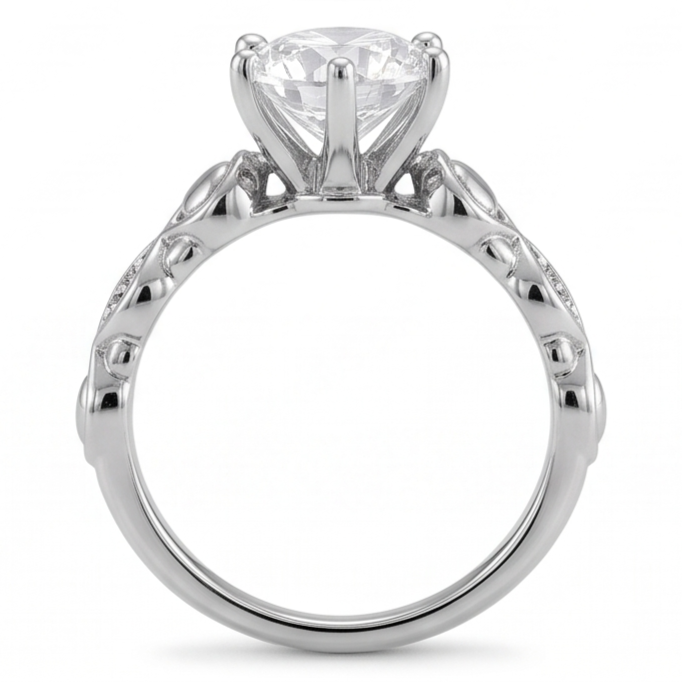 Bague Diamant Naturel 1.57 Carats