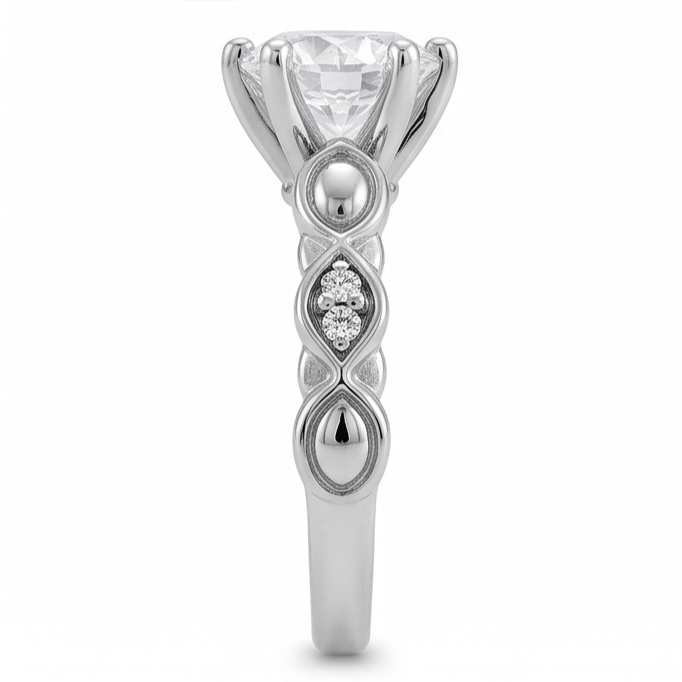 Bague Diamant Naturel 1.57 Carats