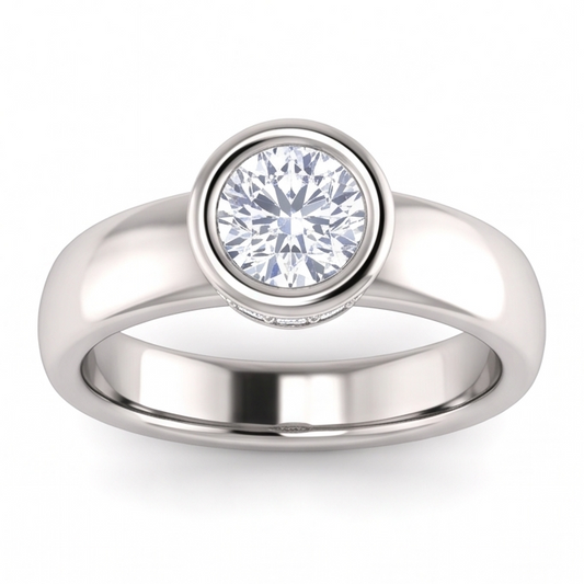 Bague Diamant Naturel 1.66 Carats