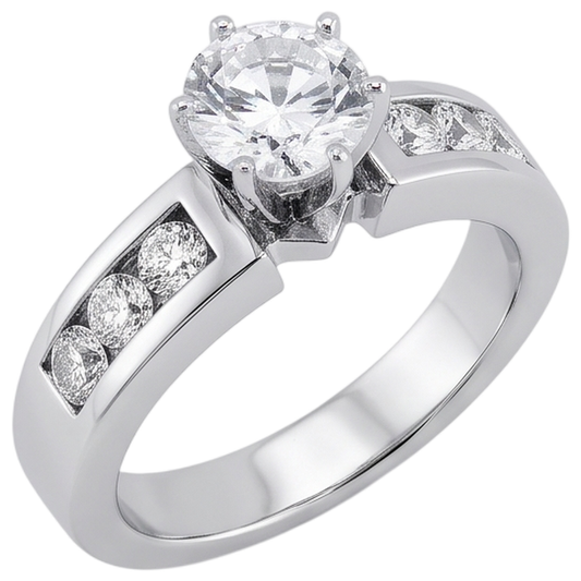 Bague Diamant Naturel 1.70 Carats