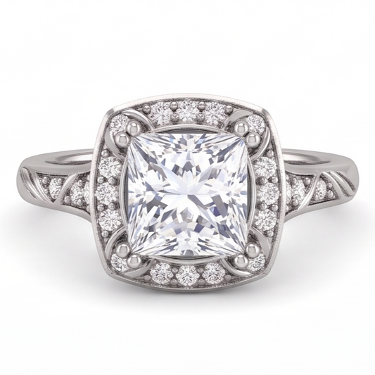 Bague Diamant Naturel 1.72 Carats