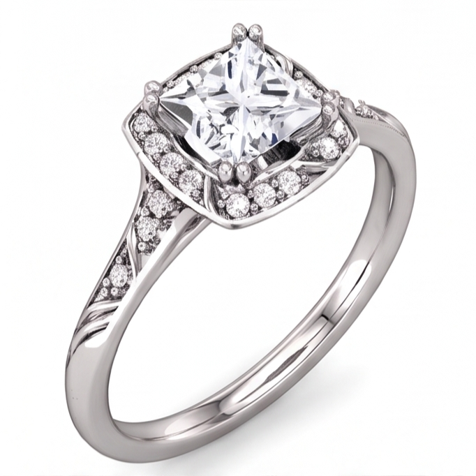 Bague Diamant Naturel 1.72 Carats