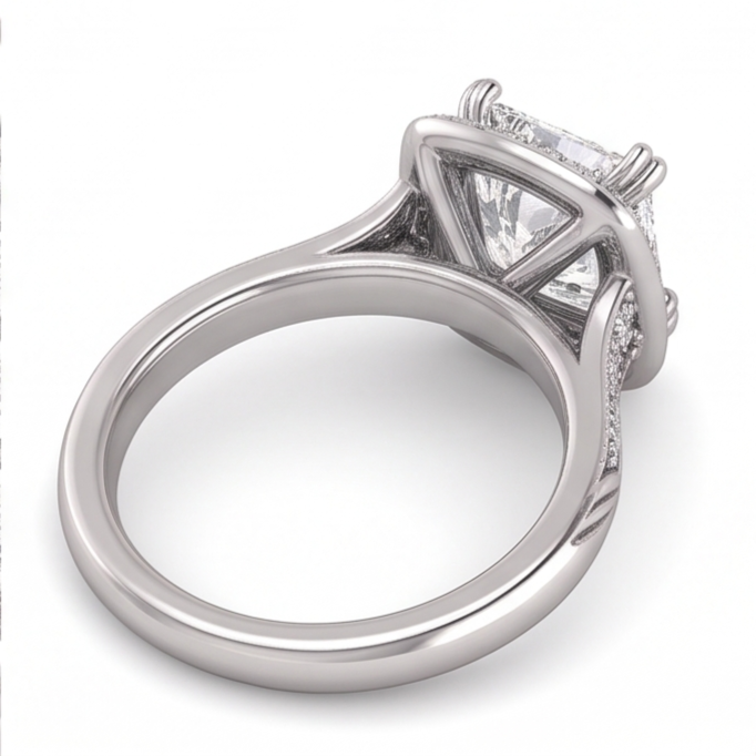 Bague Diamant Naturel 1.72 Carats
