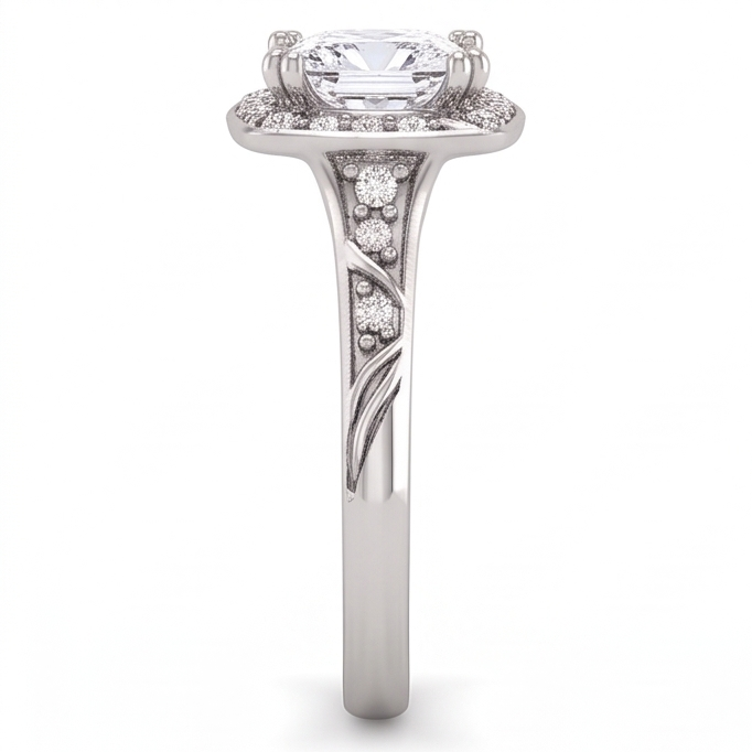 Bague Diamant Naturel 1.72 Carats