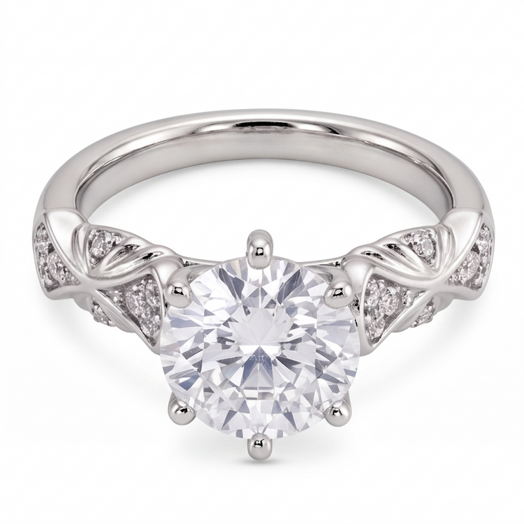 Bague Diamant Naturel 1.76 Carats