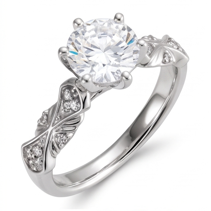 Bague Diamant Naturel 1.76 Carats