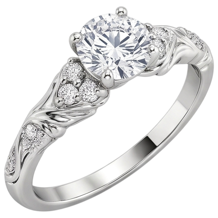 Bague Diamant Naturel 1.85 Carats