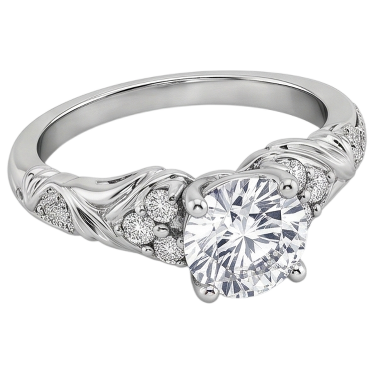 Bague Diamant Naturel 1.85 Carats