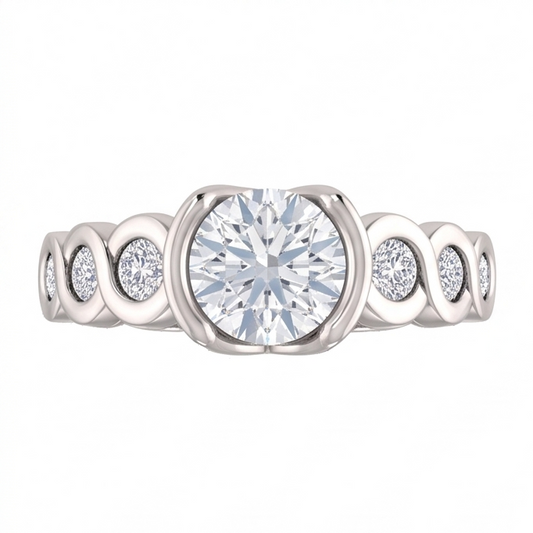 Bague Diamant Naturel 1.86 Carats
