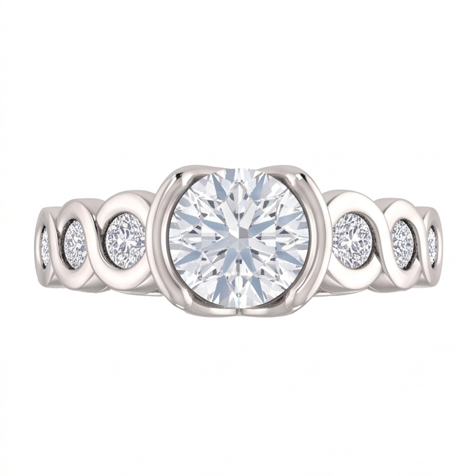 Bague Diamant Naturel 1.86 Carats