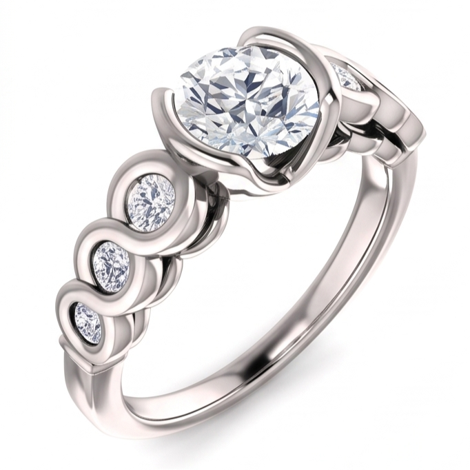 Bague Diamant Naturel 1.86 Carats