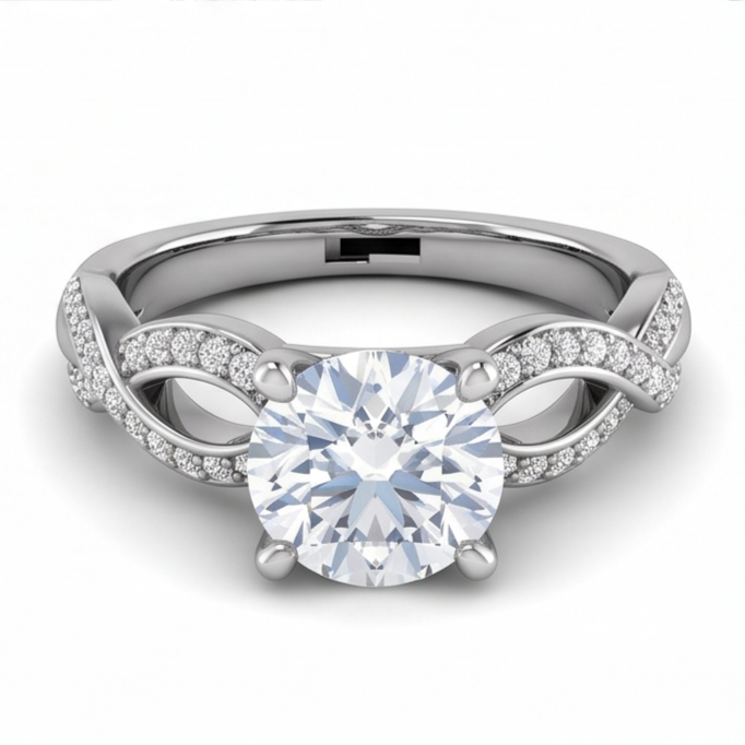 Bague Diamant Naturel 1.97 Carats