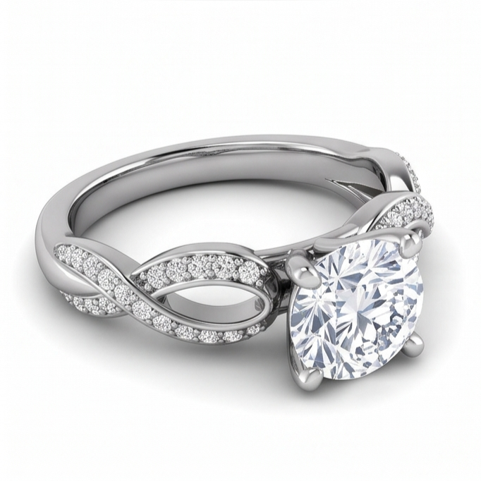 Bague Diamant Naturel 1.97 Carats