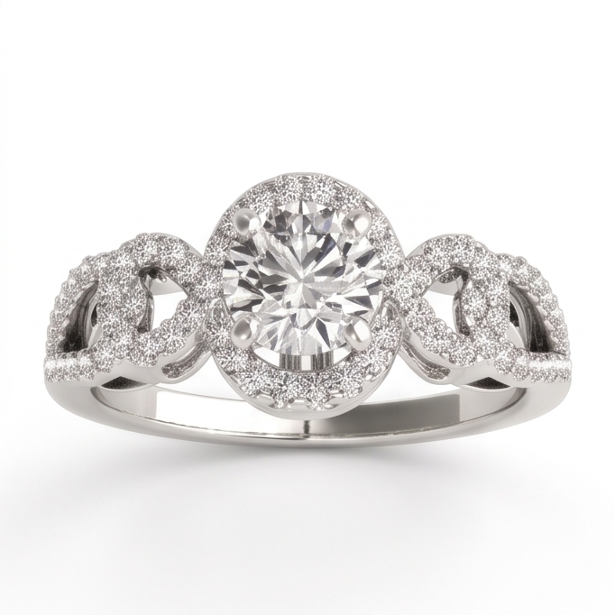 Bague Diamant Naturel 1 Carats
