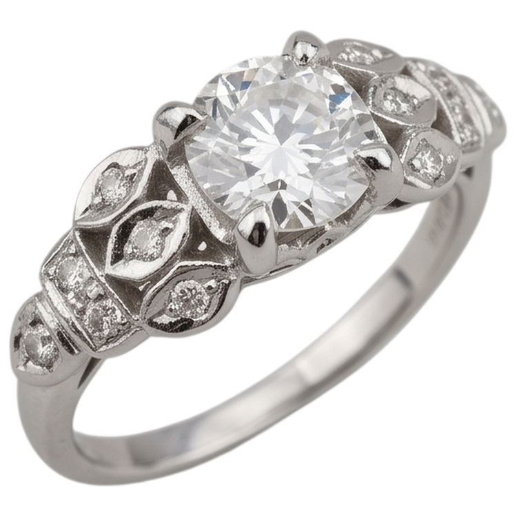 Bague Diamant Naturel 1 Carats