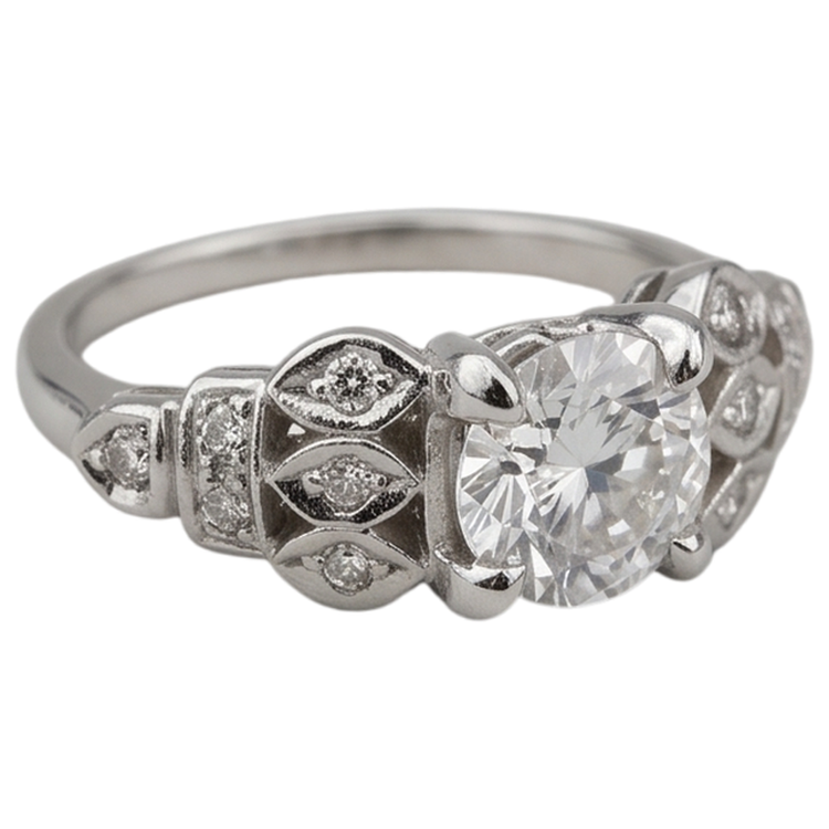 Bague Diamant Naturel 1 Carats