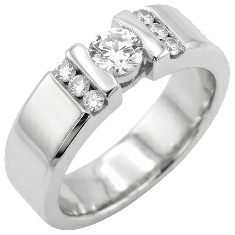 Bague Diamant Naturel 1 Carats