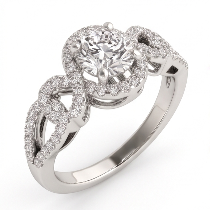 Bague Diamant Naturel 1 Carats
