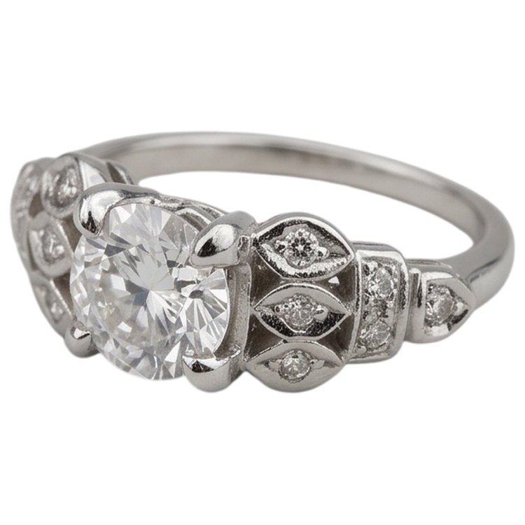 Bague Diamant Naturel 1 Carats