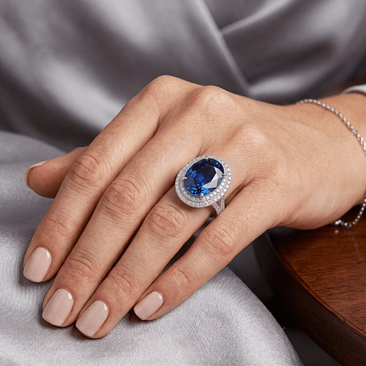 Bague Diamant Naturel 11.25 Carats