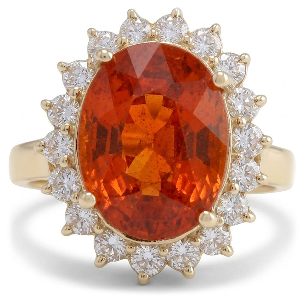 Bague Diamant Naturel 14 Carats