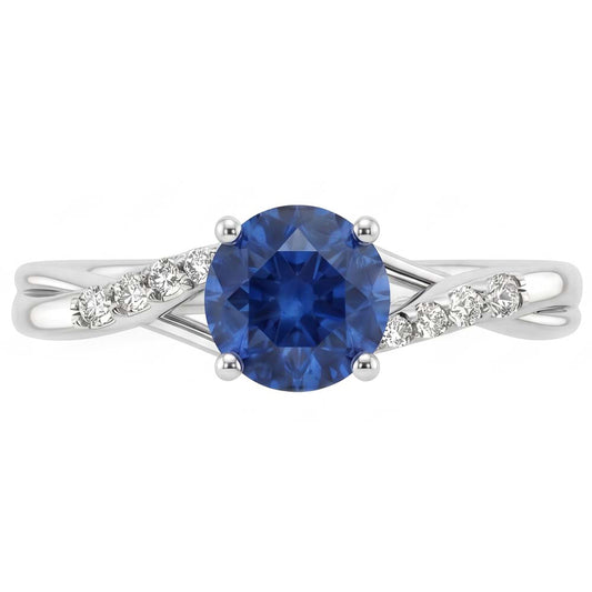 Bague Diamant Naturel 14 Carats