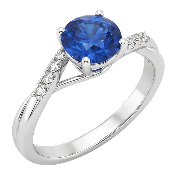 Bague Diamant Naturel 14 Carats