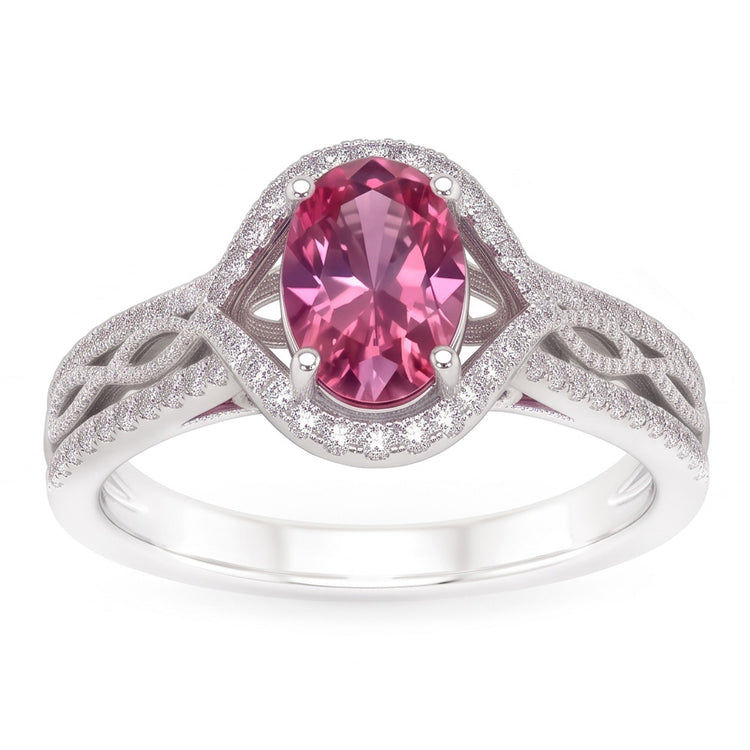 Bague Diamant Naturel 14 Carats